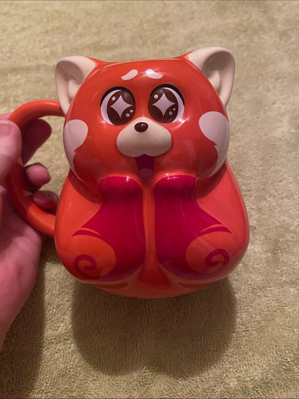 Pixar Turning Red Red Panda Ceramic Mug